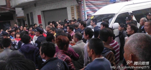 Столкновение местных жителей с полицией произошло на юге Китая