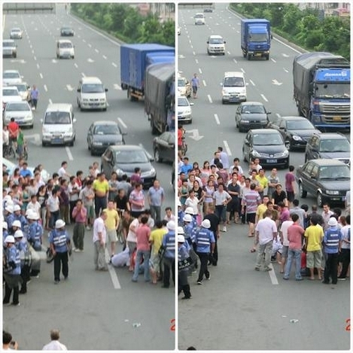 Протесты рабочих. Провинция Гуандун. Август 2012 год. Фото с epochtimes.com