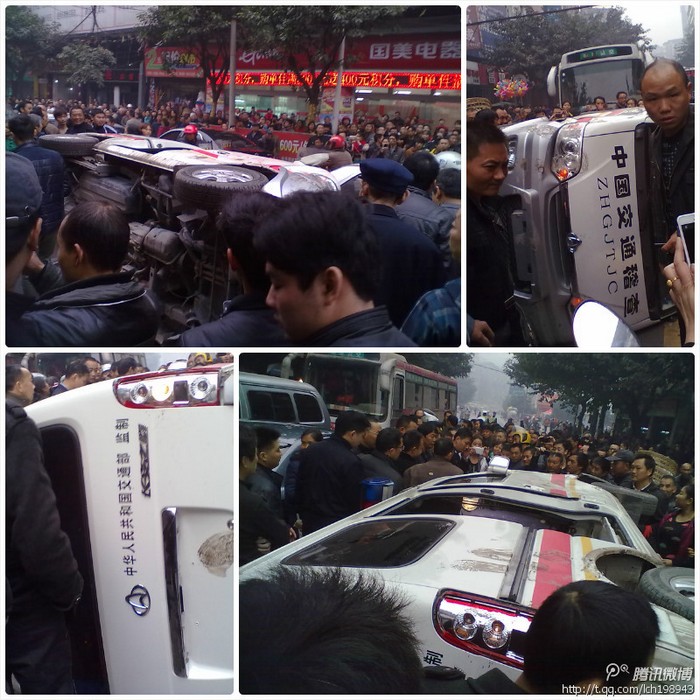 Действия дорожной полиции в Китае привели к массовому протесту