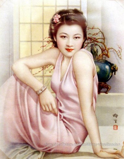 Портреты красавиц на обложках старых шанхайских журналов. Часть первая