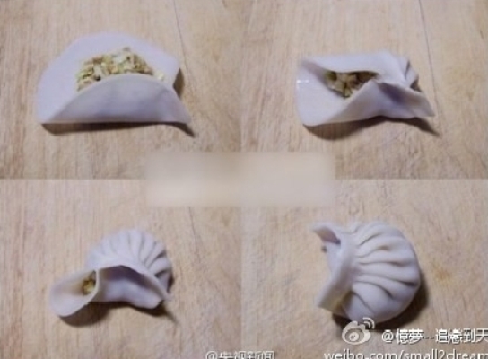 Необычные формы китайских пельменей