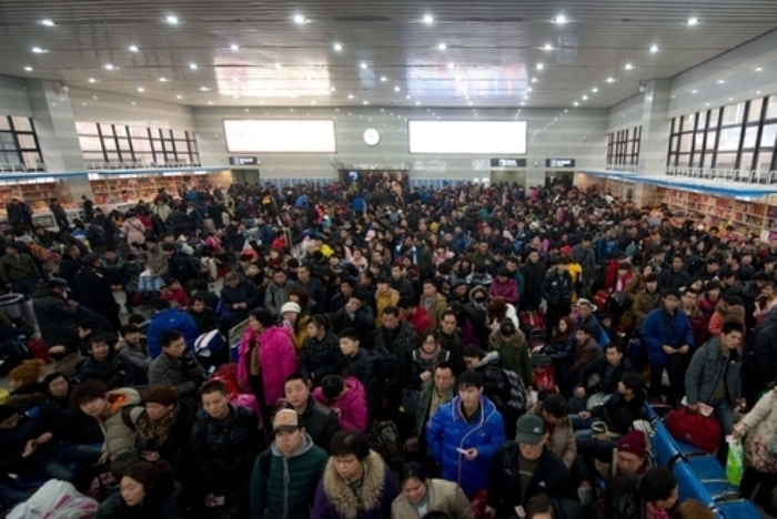 Новогодняя миграция в Китае продолжается