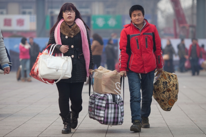 Новогодняя миграция в Китае продолжается