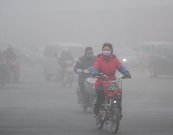 В Китае загрязнение воздуха представляет угрозу здоровью людей