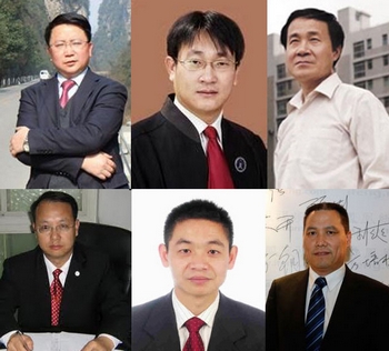 Некоторые китайские адвокаты, которые открыто назвали новые наказания за ложь в Интернете незаконными и потребовали от правительства их отмены. Фото с epochtimes.com
