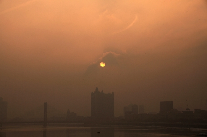 Смог в Китае. Январь 2014 года. Фото с epochtimes.com