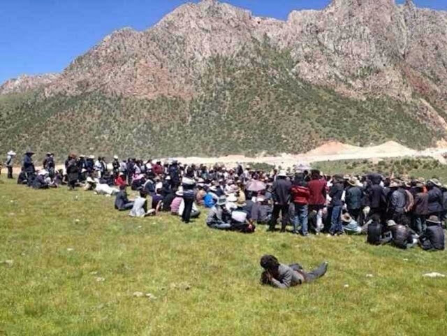 Тысячи тибетцев выступили с протестом в защиту экологии