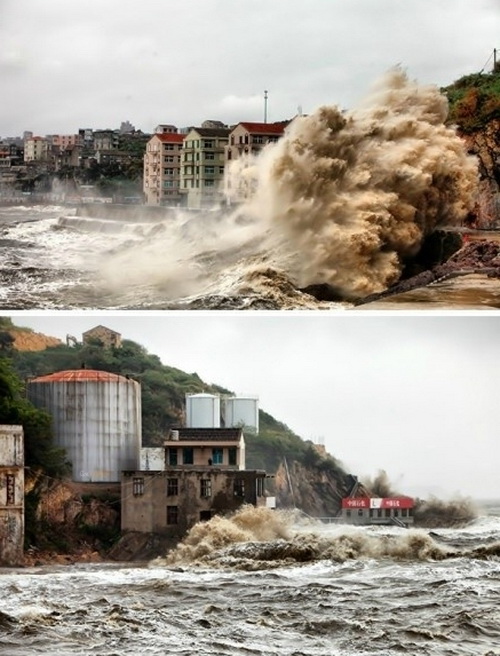 Китай. Тайфун «Фитоу». Октябрь 2013 года. Фото: epochtimes.com