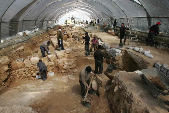 Израиль. Археологические раскопки. Фото: MENAHEM KAHANA/AFP/Getty Images