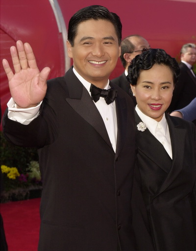 Фоторепортаж. Актер Юнь-Фат Чоу с супругой Жасмин Чоу. Фото: Chris Weeks/Getty Images