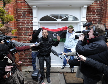 Лондонские сквоттеры добрались до особняка сына Каддафи