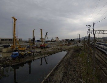 В Сочи приступили к постройке олимпийских вокзалов