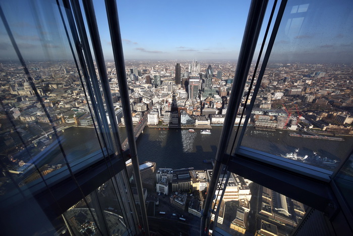 Виды Лондона с новой смотровой площадки The Shard