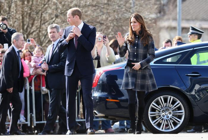 Принц Уильям и герцогиня Кэтрин прибыли в Шотландию