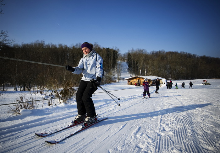 Сезон горнолыжного туризма в Швеции длится с ноября по май. Фото: JONATHAN NACKSTRAND/AFP/Getty Images