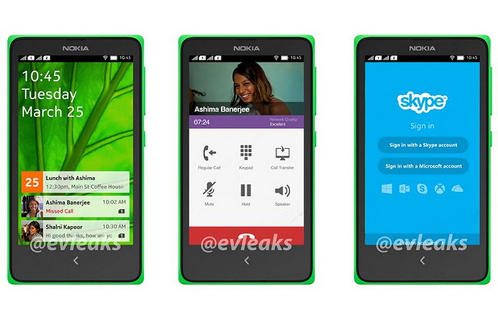 Nokia «засветила» интерфейс смартфона на базе Android