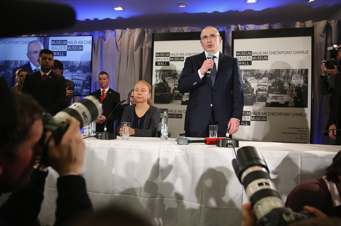 Михаил Ходорковский провёл первые пресс-конференции в Берлине