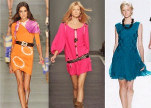 Модные цвета платьев весны-2010