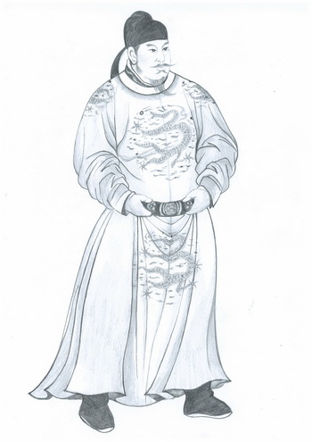 Ли Шимин - император Тайцзун династии Тан. Иллюстрация Еуань Фа/Великая Эпоха (The Epoch Times) н