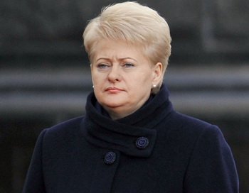 Президент Литвы Даля Грибаускайте. Фото РИА Новости