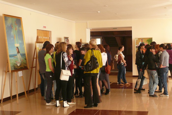 Международная художественная выставка прошла в городе Георгиевске Ставропольского края