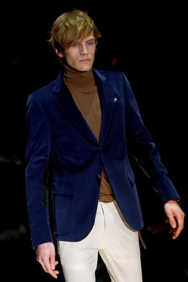 Мужская коллекция Gucci сезона осень-зима 2010