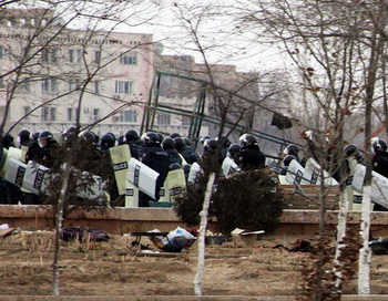Массовые беспорядки в Жанаозене. Фото РИА Новости