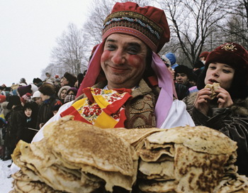 Празднование Масленицы. Фото РИА Новости