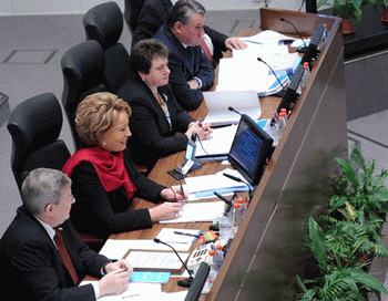 Заседание Совета Федерации РФ. Фото РИА Новости
