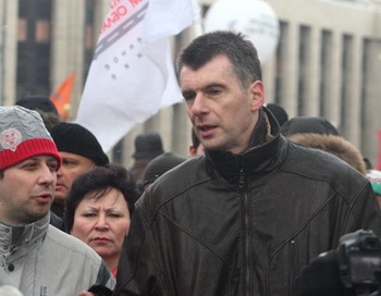 Прохоров пообщался с митингующими в Москве и сообщил, что разделяет их основные требования