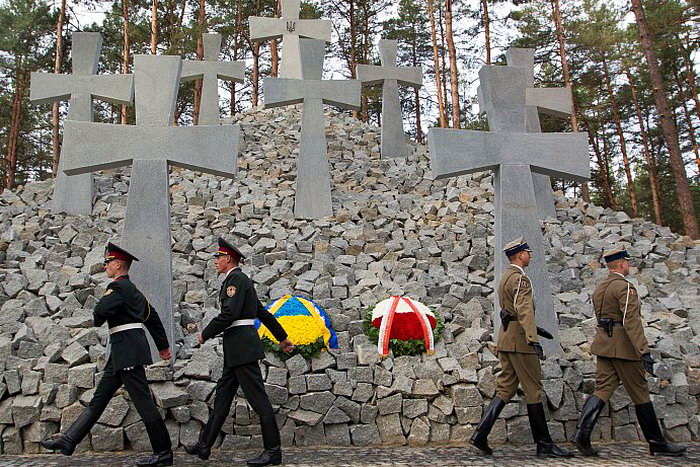 Церемония в память о тысячах польских офицеров, убитых в 1940 году. 21 сентября 2012 года. Фото: Инна Соколовская/AFP/GettyImages