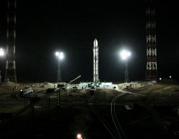Пуск ракеты «Зенит-2SБ» с межпланетной станцией «Фобос-Грунт». Фото РИА Новости