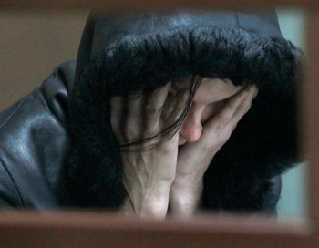 Жанна Суворова, сбившая двух мужчин в ДТП на Бирюлевской улице в Москве. Фото РИА Новости
