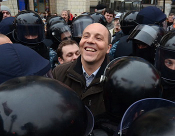 Митинги на майдане в Киеве в годовщину "оранжевой революции" прошли спокойно