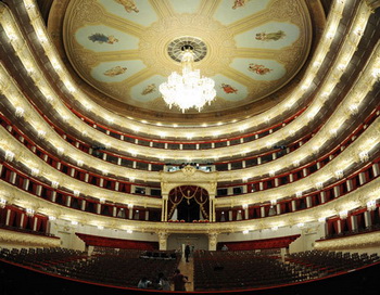 Завершение реконструкции Большого театра в Москве. Фото РИА Новости