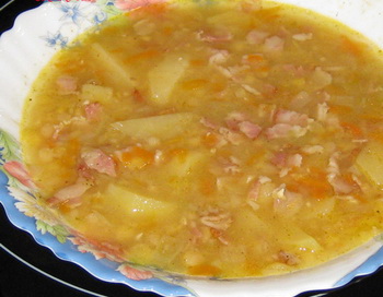 Горохово-луковый суп