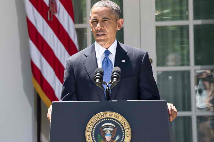 Президент США Барак Обама продлил на год срок действия режима чрезвычайного положения в отношении КНДР. Фото: HOLAS KAMM/AFP/Getty Images