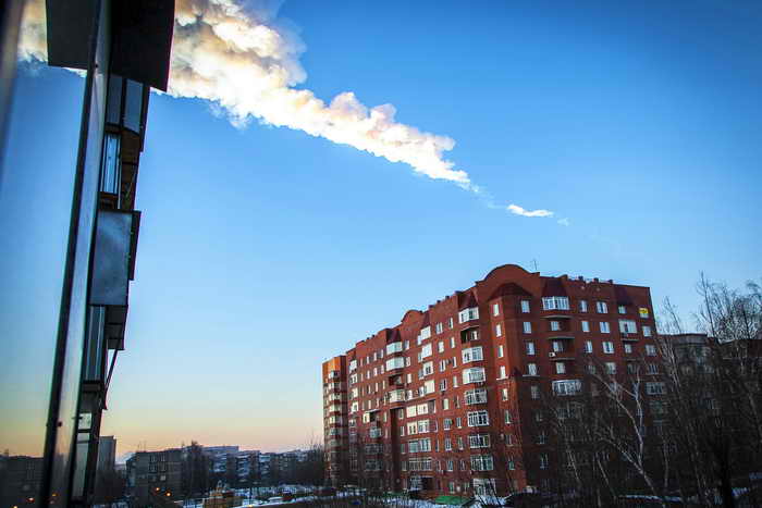 Челябинский метеорит. Фото: OLEG KARGOPOLOV/AFP/Getty Images