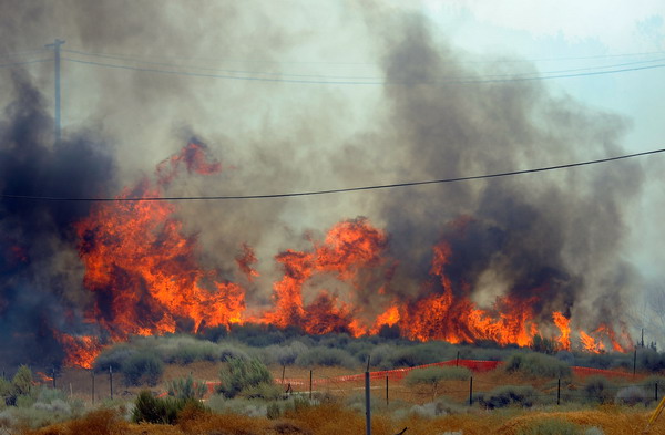 Пожары бушуют в Калифорнии. Фоторепортаж