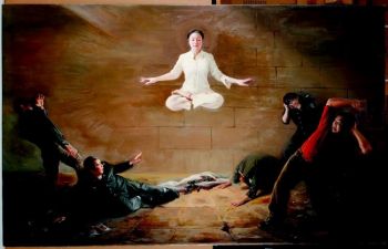 Картина Мишель Чэнь «Потрясение» была удостоена золотой медали на втором ежегодном международном конкурсе китайском живописи, который был учрежден  NTDTV. Фото: NTDTV