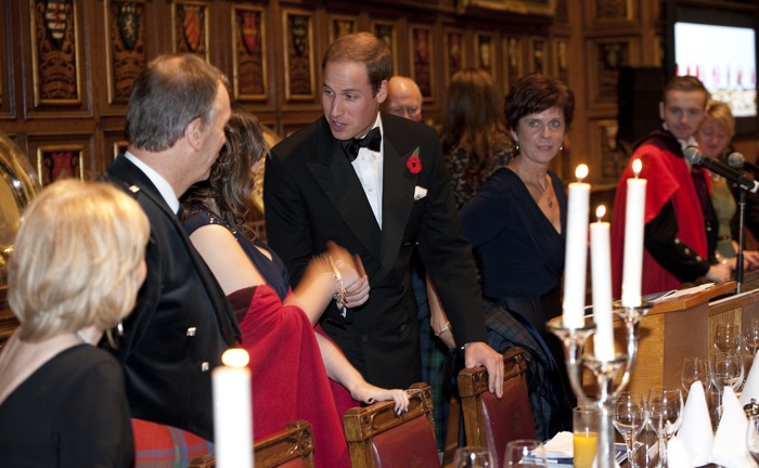 Кэтрин и Принц Уильям приняли участие в гала-ужине в честь 600-летия университета Сент-Эндрюс