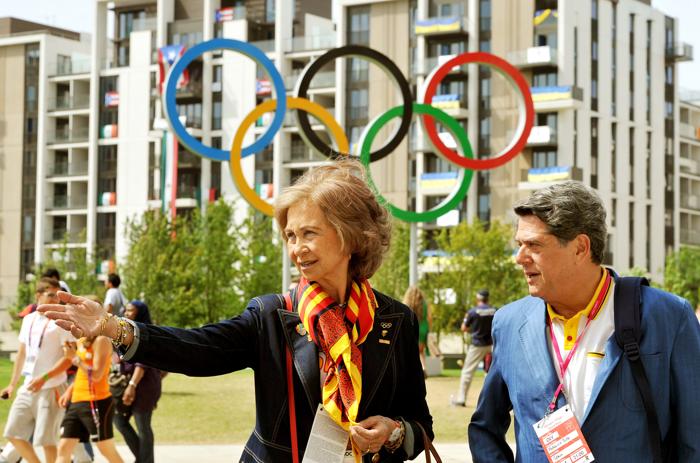 Королевская семья Испании на Олимпийских играх в Лондоне