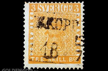 Treskilling yellow – самая дорогая в мире почтовая марка  продана на секретном аукционе