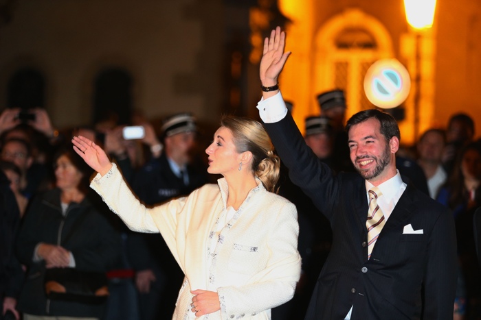 Королевская свадьба в Люксембурге завершилась  праздничным концертом и салютом