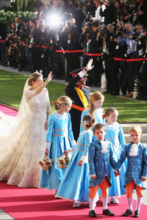 Венчание принца Гийома и графини Стефани де Ланнуа
