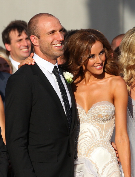 Крис Джадд, профессиональный австралийский футболист, женился на модели Ребекке Твигли