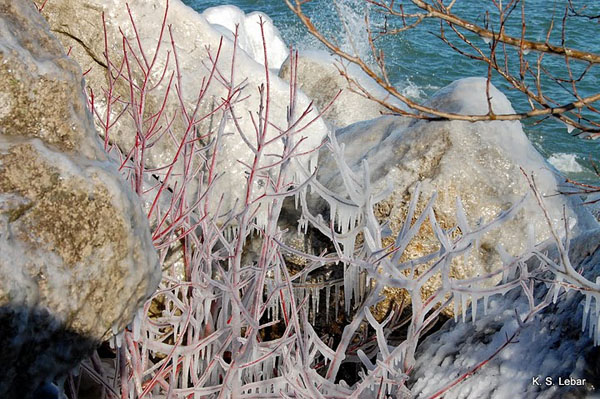 Канада. Ледяные зарисовки с берегов Онтарио. Фотообзор