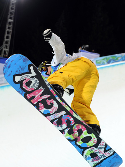 Зимняя Олимпиада в Ванкувере. Сноубордистка из Австралии Holly Crawford. Фото:Streeter Lecka/Getty Images Sport 