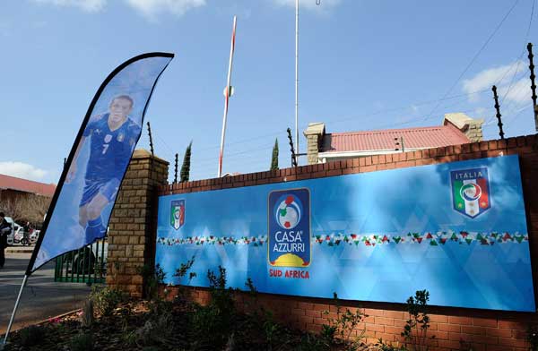 Общий вид Casa Azzurri во время Чемпионата мира ФИФА 2010 г. в Южной Африке. Фото: Giuseppe Bellini/Getty Images