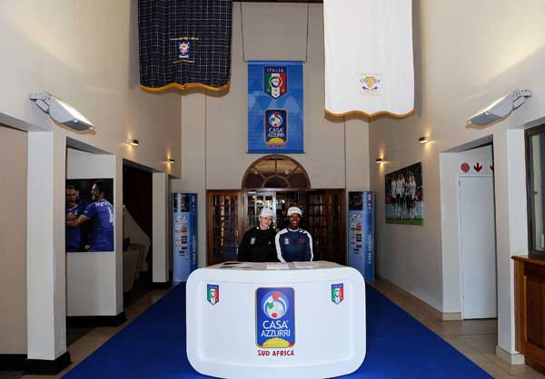 Интерьер Casa Azzurri во время Чемпионата мира ФИФА 2010 г. в Южной Африке. Фото: Giuseppe Bellini/Getty Images